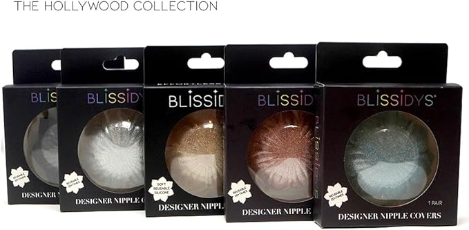 Blissidys | Hollywood Designer Floral Nipple Covers | Reusable Premium Nipple Covers| Silicone Adhesive Breast Petals blissidys