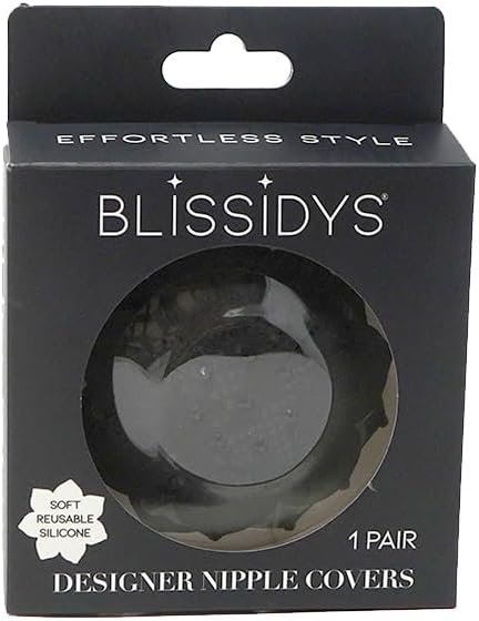 Blissidys | Athens Designer Floral Nipple Covers | Reusable Premium Nipple Covers | Silicone Adhesive Breast Petals Blissidys