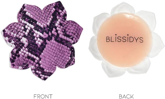 Copy of Blissidys | South Beach Designer Floral Nipple Covers | Reusable Premium Nipple Covers | Silicone Adhesive Breast Petals blissidys