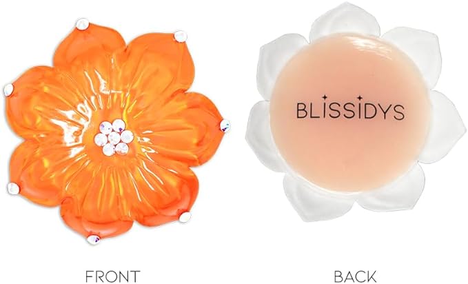 Blissidys | Miami Designer Floral Nipple Covers | Reusable Premium Nipple Covers | Silicone Adhesive Breast Petals blissidys