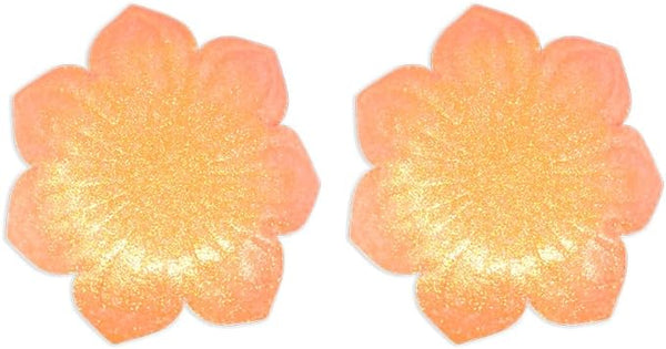 GOLDIE SWAN Yellow Flower Nipple Pasty, Nipple Cover (2pcs) with Yello